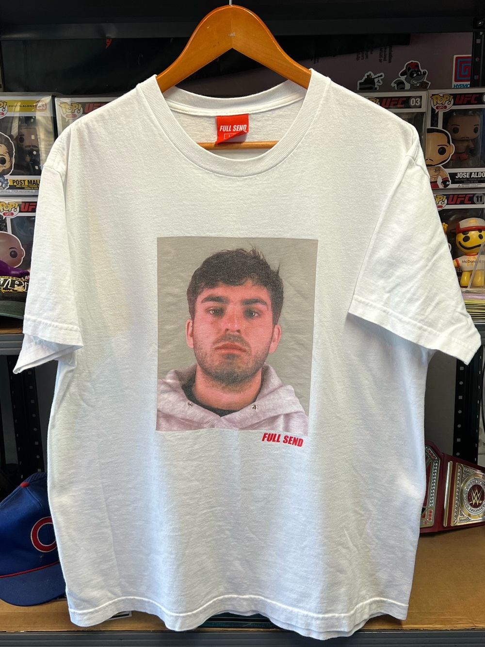 Nelk Boys Full Send Kyle Forgeard Mugshot Happy Dad Tee